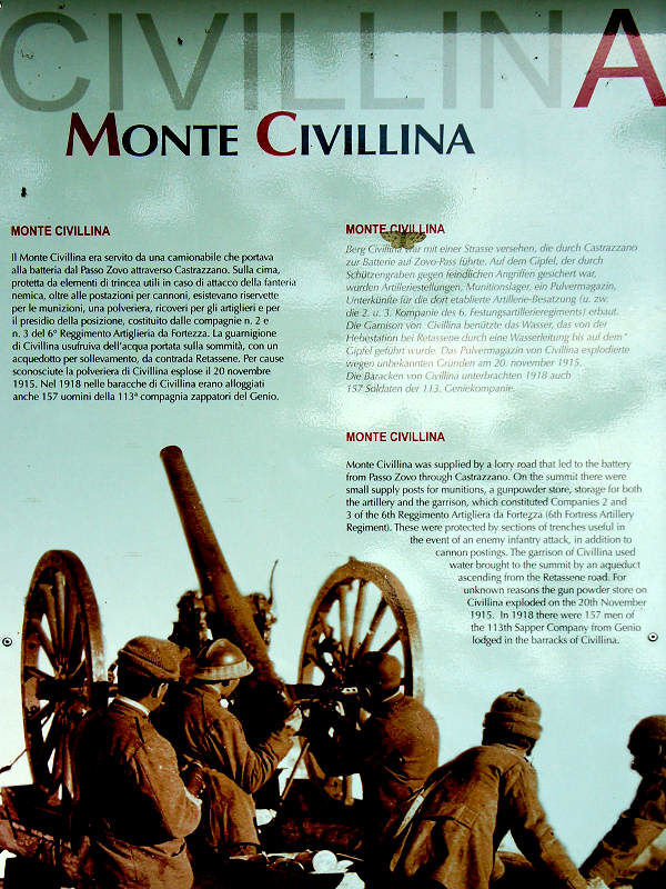 Ecomuseo della Grande Guerra nel monte Civillina