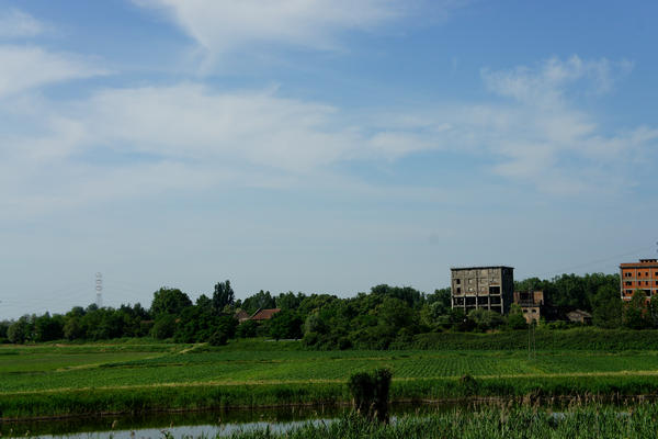 giro cicloturistico tra Adria e Porto Viro lungo gli argini del Canal Bianco e del fiume Po