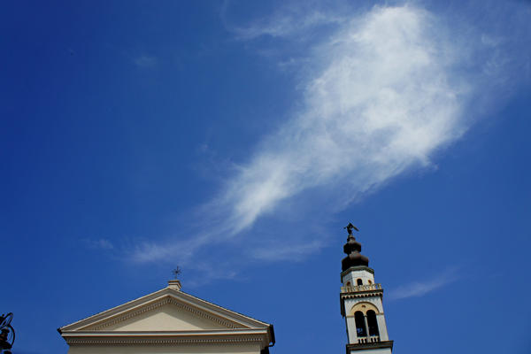 giro cicloturistico tra Adria e Porto Viro lungo gli argini del Canal Bianco e del fiume Po