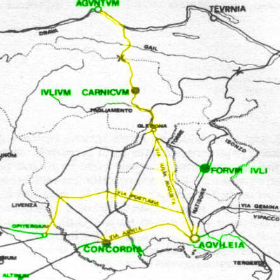 strade romane nel Friuli Venezia Giulia