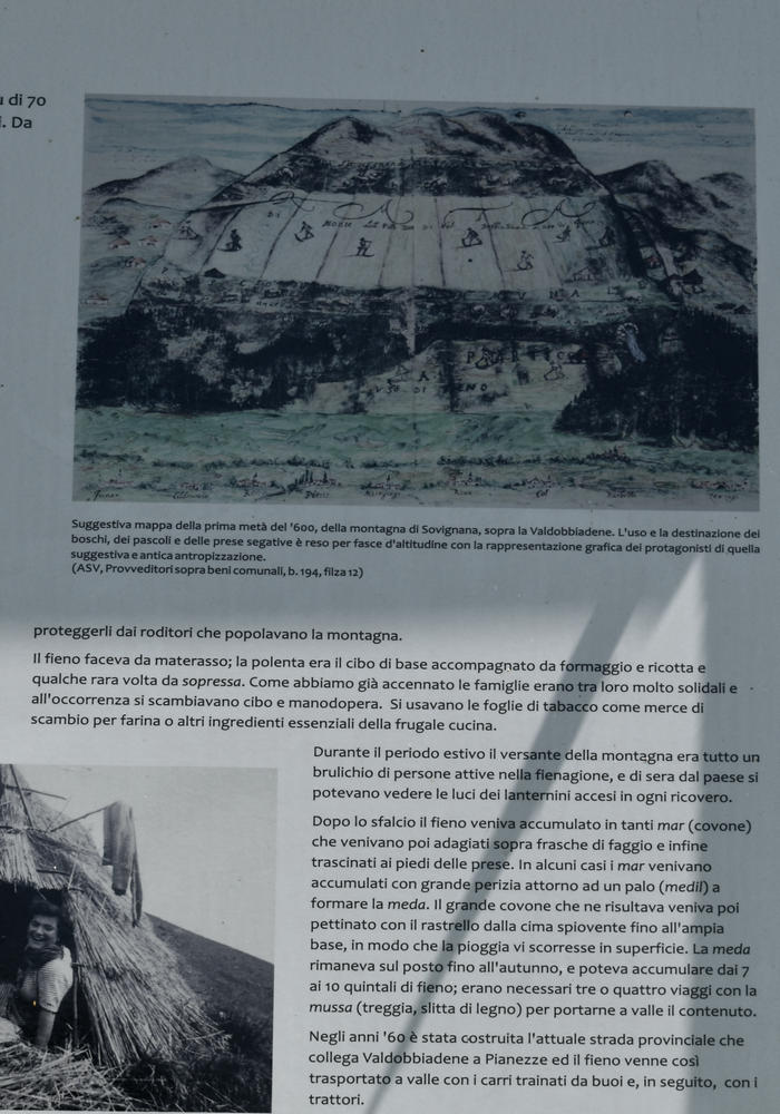 sentiero naturalistico delle Prese del Cesen, le Prese del monte Cesen