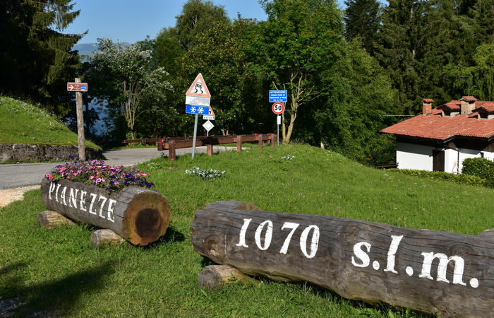 Sentiero naturalistico Acquedotto Prese del monte Cesen a Pianezze Balcon