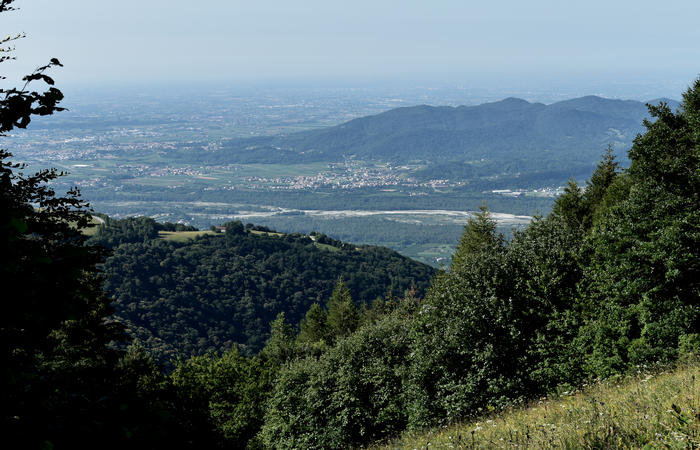 Sentiero naturalistico Acquedotto Prese del monte Cesen a Pianezze Balcon