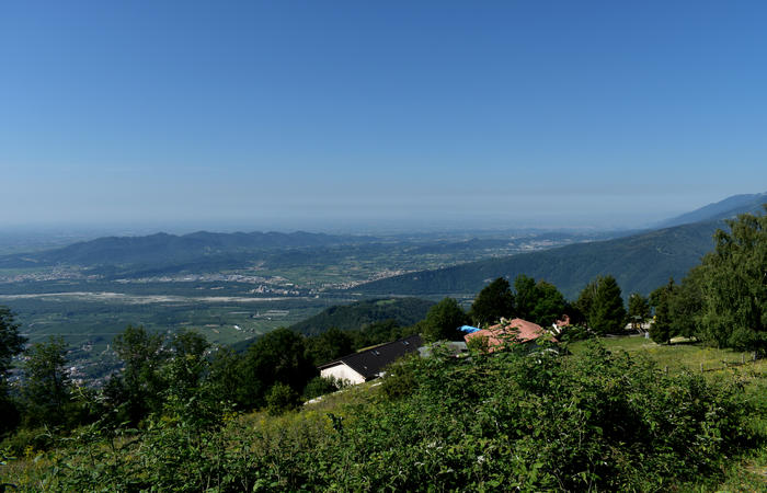 Sentiero naturalistico Acquedotto Prese del monte Cesen a Pianezze Balcon