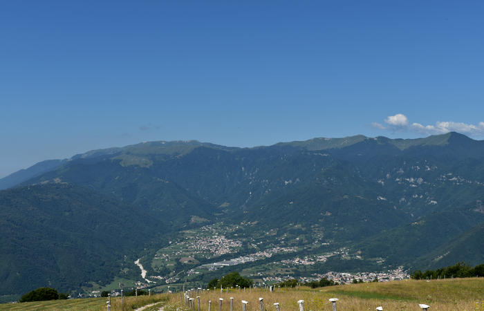 Sentiero naturalistico Acquedotto Prese del monte Cesen a Pianezze Balcon