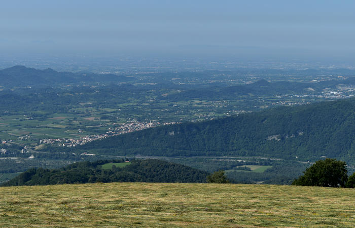 Sentiero naturalistico Acquedotto Prese del monte Cesen a Pianezze Balcon