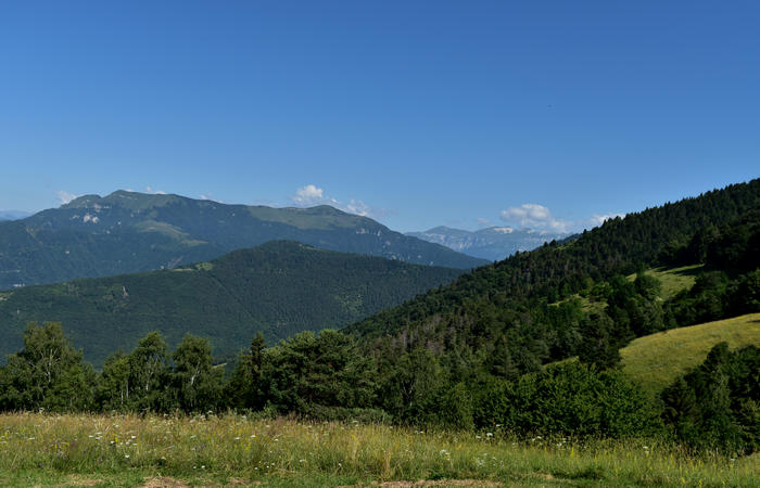 Sentiero naturalistico Acquedotto Prese del monte Cesen a Pianezze Balcon