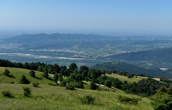 Sentiero naturalistico Acquedotto Prese del monte Cesen a Pianezze Balcon