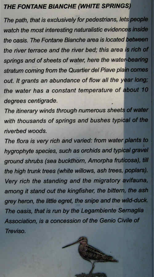 Fontane Bianche di Fontigo a Falzè di Piave Sernaglia della Battaglia