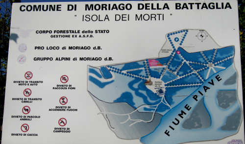 Isola dei Morti - Moriago della Battaglia - Quartier del Piave