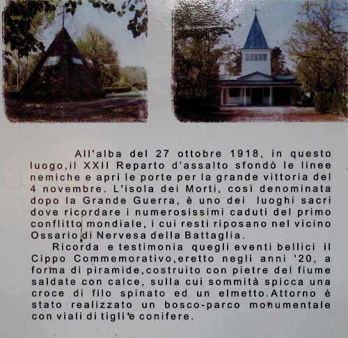 Isola dei Morti - Moriago della Battaglia - Quartier del Piave