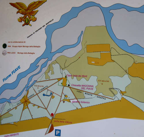 Isola dei Morti - Moriago della Battaglia - Quartier del Piave