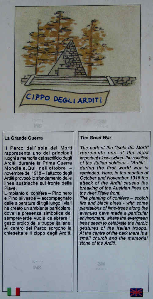 Isola dei Morti - Moriago della Battaglia - Quartier del Piave