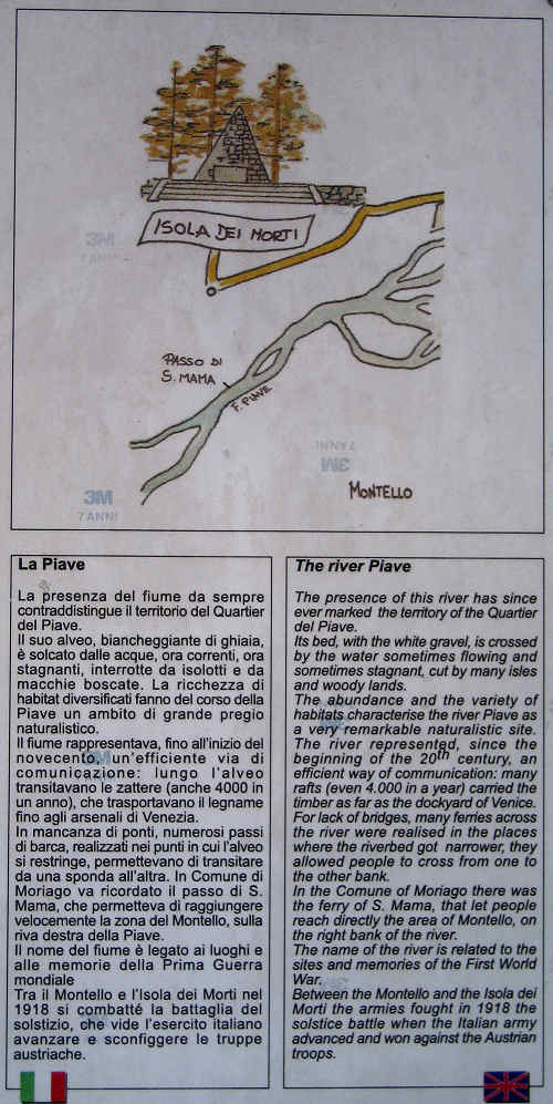 Isola dei Morti - Moriago della Battaglia - Quartier del Piave