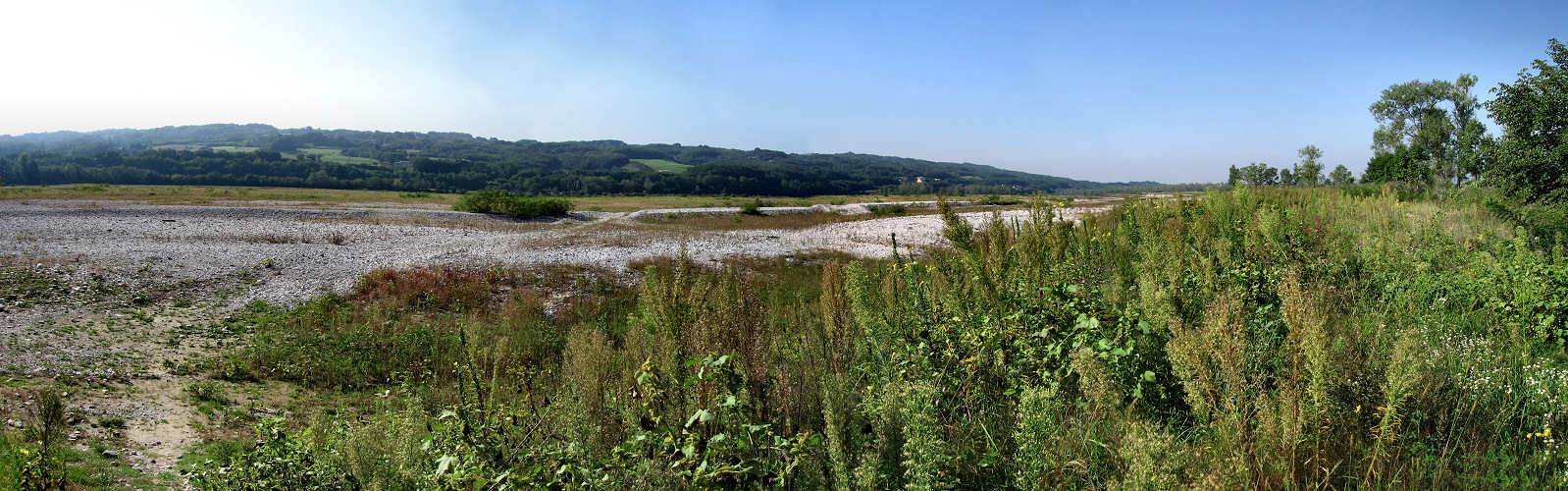 fiume Piave e Montello dall'Isola dei Morti, Sernaglia della Battaglia, Quartier del Piave