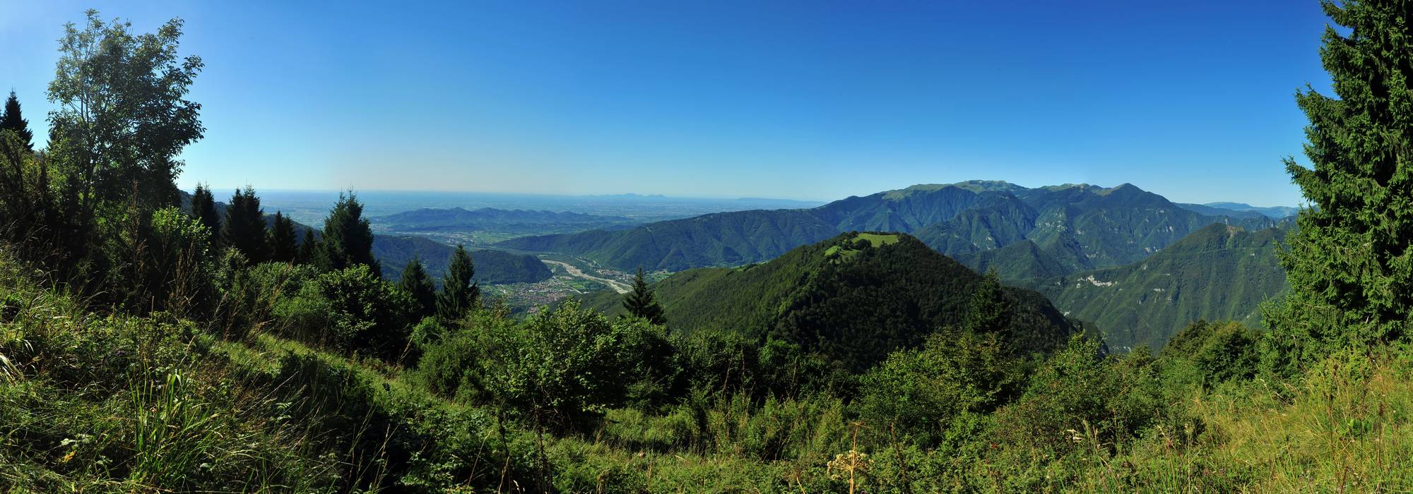 da Milies di Segusino vs pianura e monte Grappa