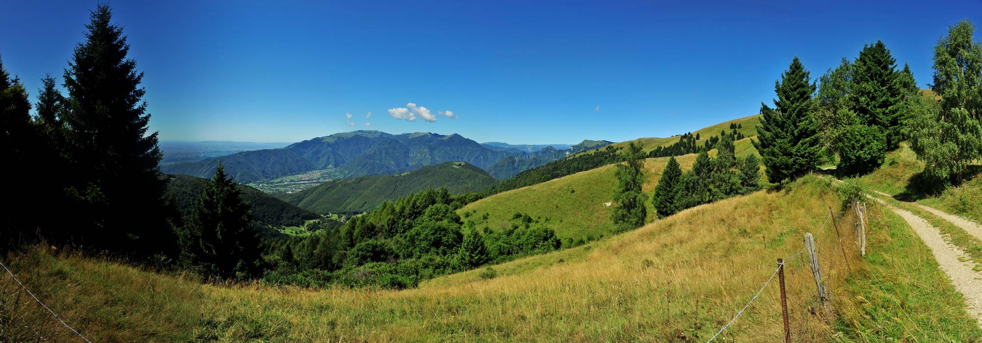 da malga Doc verso il monte Grappa