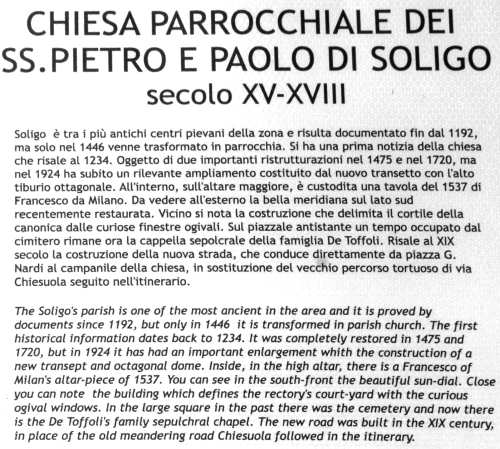 Sentiero delle rogazioni a Soligo