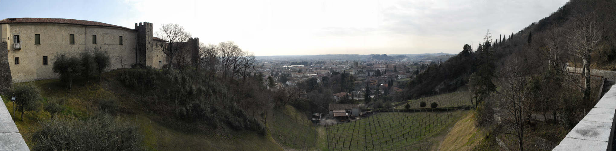 castello di San Martino verso Ceneda di Vittorio Veneto