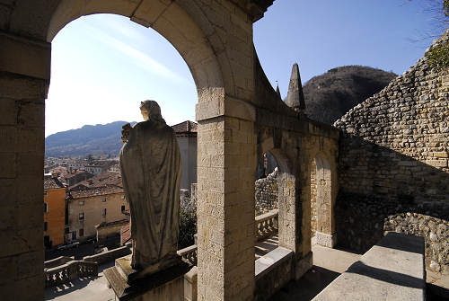 passeggiata panoramica al Santuario di Sant'Augusta a Serravalle di Vittorio Veneto