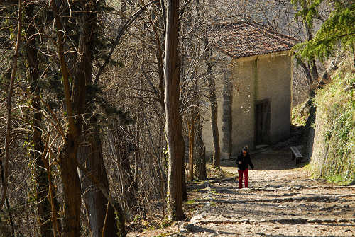 passeggiata panoramica al Santuario di Sant'Augusta a Serravalle di Vittorio Veneto