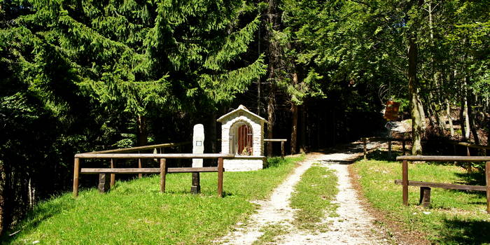 mountain bike sul monte Cesen, Capitello di Garda