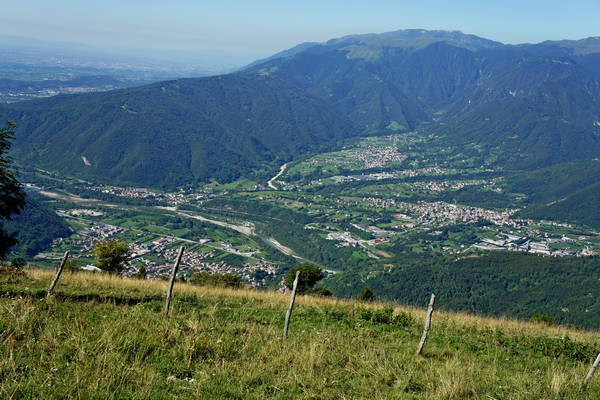 giro del monte Cesen in mountain bike, Pianezze Molvine Milies Capitel di Garda malga Mariech