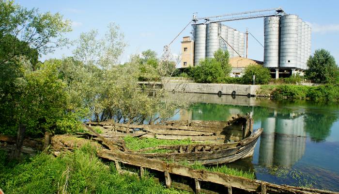 Cimitero dei burci lungo le alzaie del fiume Sile, Silea Treviso
