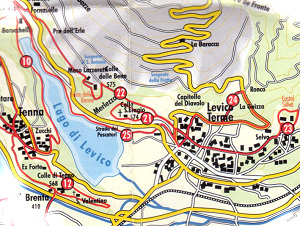 Levico Terme, carta generale