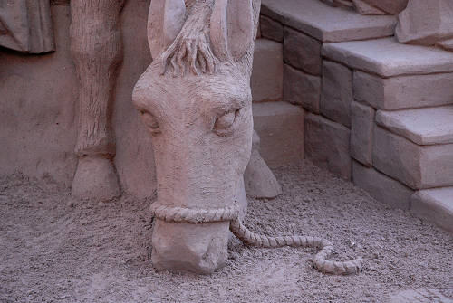 Presepio di sabbia a Jesolo Lido