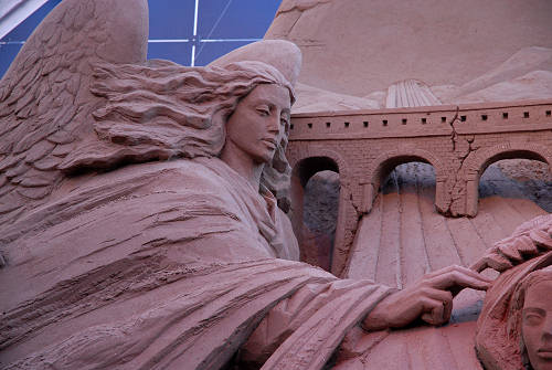 Presepio di sabbia a Jesolo Lido