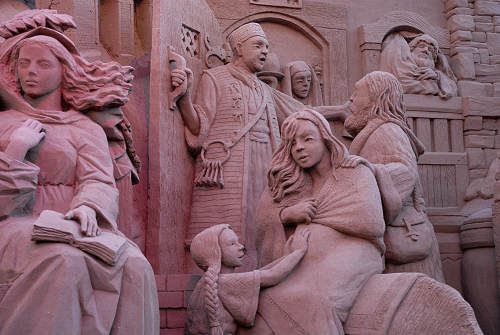 Presepio di sabbia a Jesolo Lido