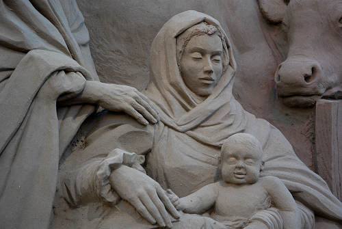 Presepio di sabbia a Jesolo Lido