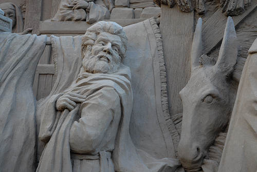 Presepio di sabbia a Jesolo Lido