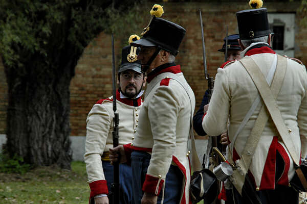 rievocazione storica del 1828 al forte Marghera a Mestre-Venezia