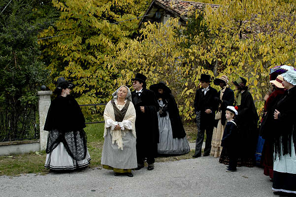 rievocazione storica del 1828 al forte Marghera a Mestre-Venezia