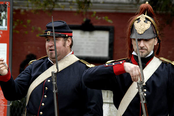 rievocazione storica del 1828 al forte Marghera a Mestre-Venezia