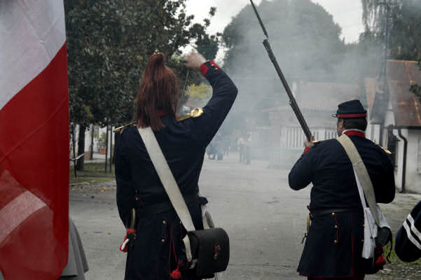 rievocazione storica del 1828 al forte Marghera a Mestre-Venezia