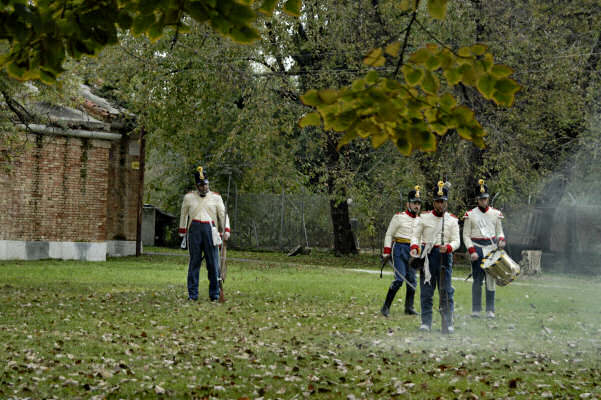 rievocazione storica del 1828 al forte Marghera a Mestre-Venezia