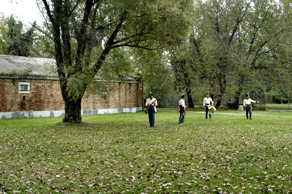rievocazione storica del 1828 al forte Marghera a Mestre-Venezia