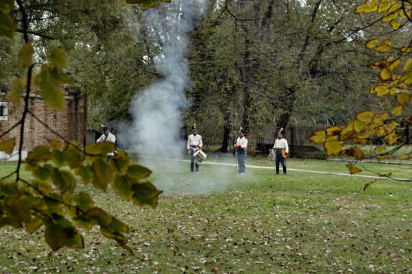 rievocazione storica del 1828 al forte Marghera a Mestre-Venezia