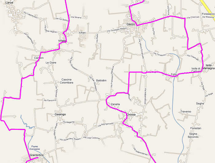 Camisano Vicentino, Gazzo Padovano