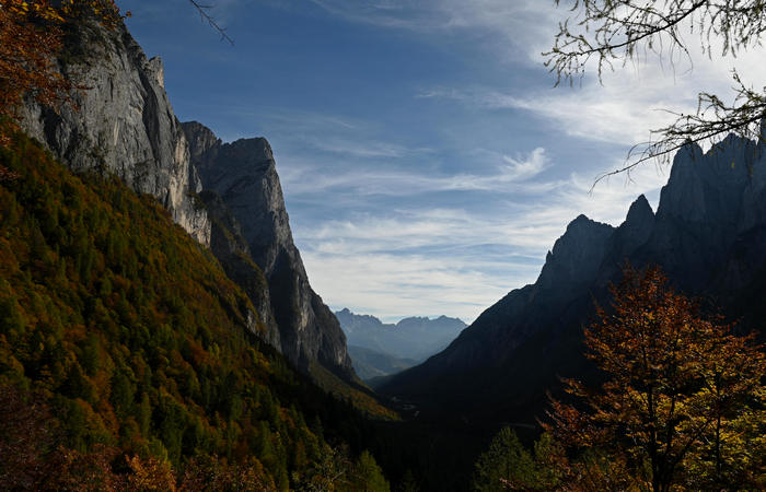 Valle di San Lucano a Taibon Agordino, Col di Pra Cascata di Pont Pale di San Lucano Agner