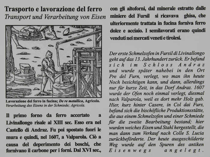 Miniere del Fursil a Colle Santa Lucia