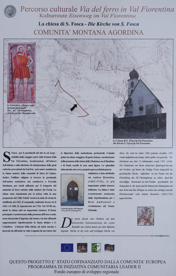 Santa Fosca - Pescul di Selva di Cadore - Belluno Dolomiti