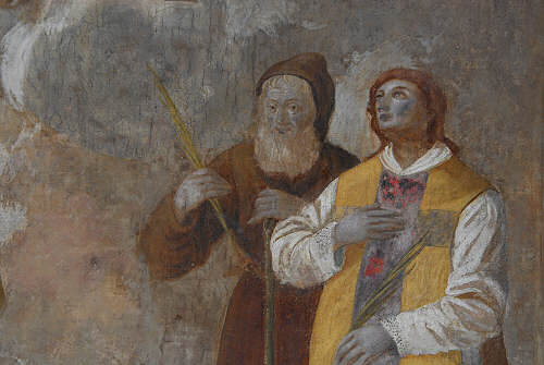 affreschi murali sacri a Canale d'Agordo