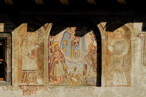 affreschi murali sacri a Canale d'Agordo