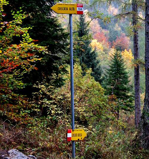 Cascata Comelle - Gares di Canale d'Agordo