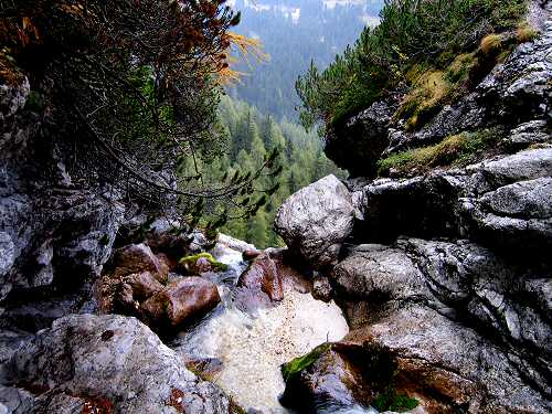 Cascata Comelle - Gares di Canale d'Agordo