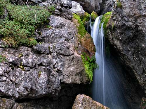 Cascata Comelle - Gares di Canale d'Agordo